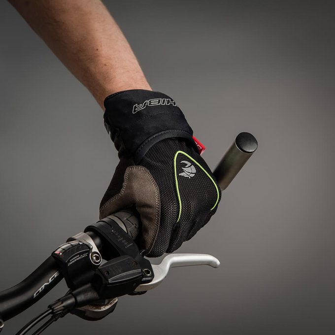 Rękawiczki rowerowe Pro Summer dla dorosłych, czarne