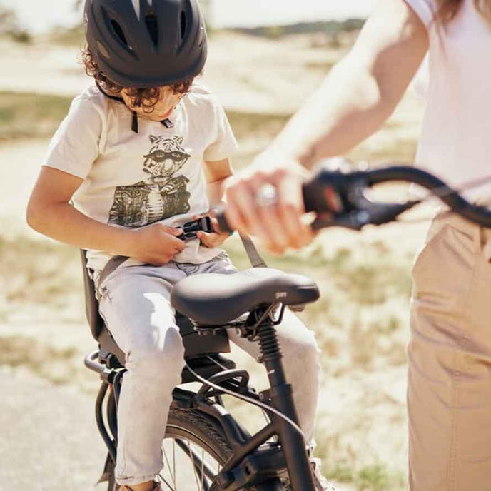 Tylne siedzenie JUNIOR z adapterem do bagażnika rowerowego