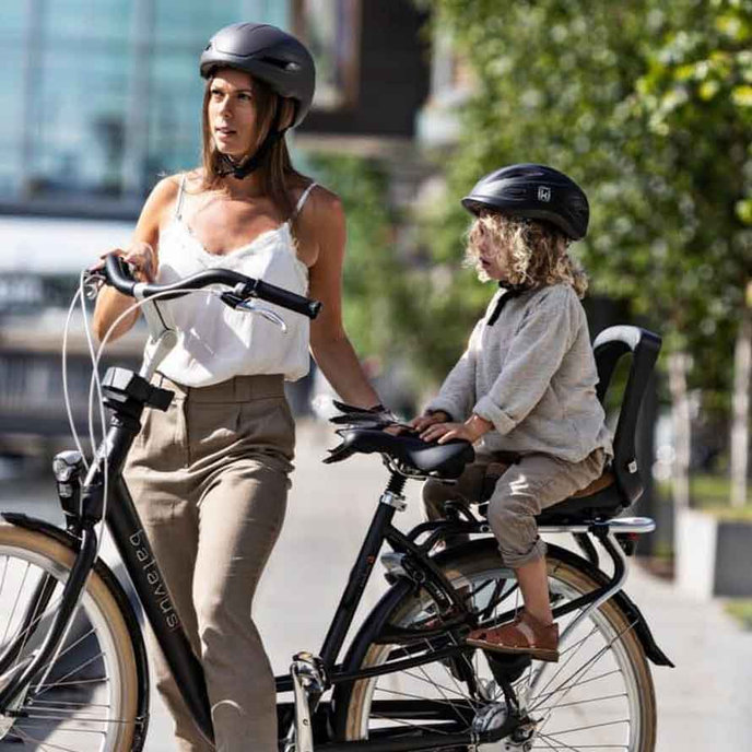 Tylne siedzenie JUNIOR z adapterem do bagażnika rowerowego