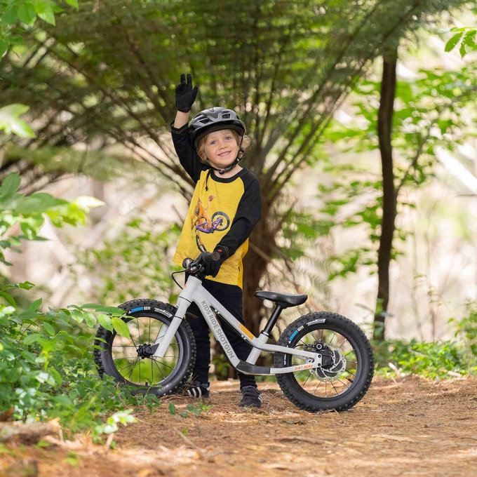 Wiatroodporna dziecięca koszulka MTB Lion