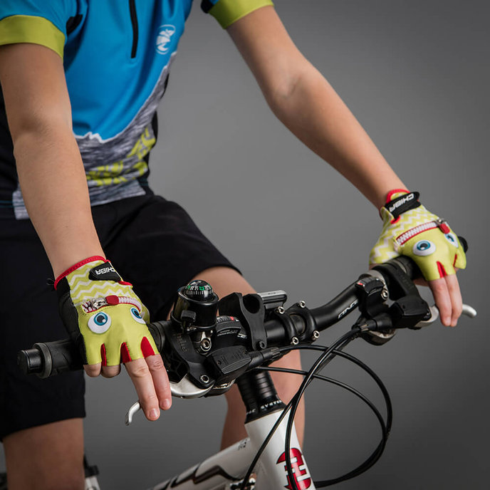 Rękawiczki rowerowe dla dzieci COOL KIDS  Face