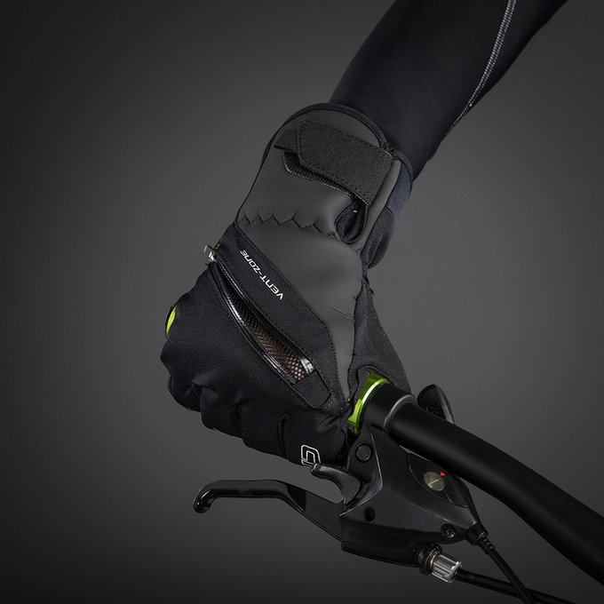 Zimowe rękawiczki rowerowe dla dorosłych City Liner czarne
