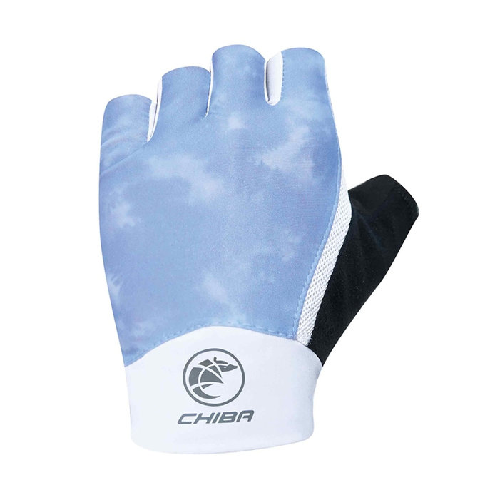 Rękawiczki rowerowe damskie Lady Tie Dye jasnoniebieskie