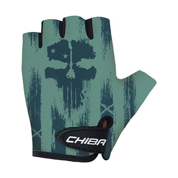 Rękawiczki rowerowe dla dzieci COOL KIDS Czaszka