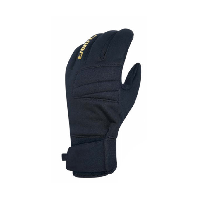 Zimowe rękawiczki rowerowe dla dorosłych Classic czarno-złote