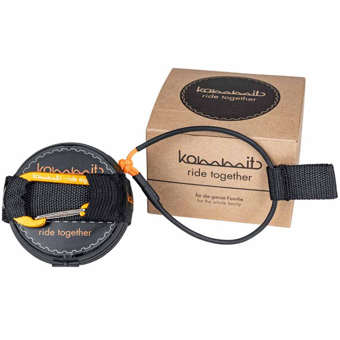 Samozwijająca się lina holownicza do roweru