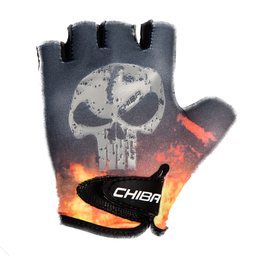 Rękawiczki rowerowe dla dzieci COOL KIDS  Czaszka