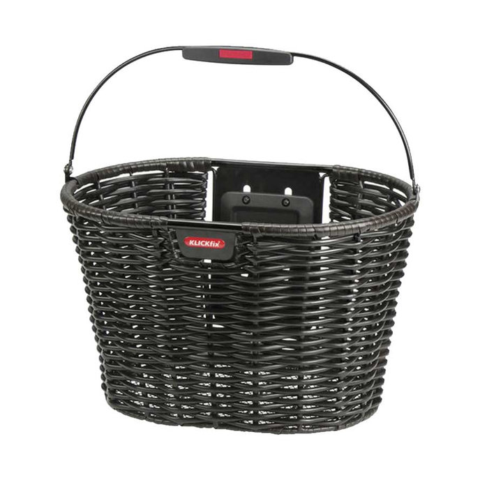 STRUCTURA OVAL wiklinowy kosz na kierownicę brązowy