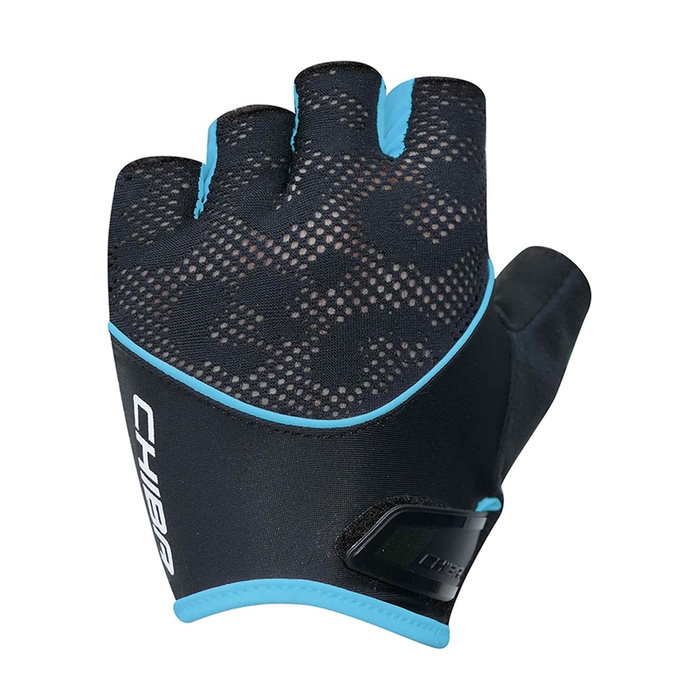 Rękawiczki rowerowe damskie Lady Gel M czarno-turkusowe
