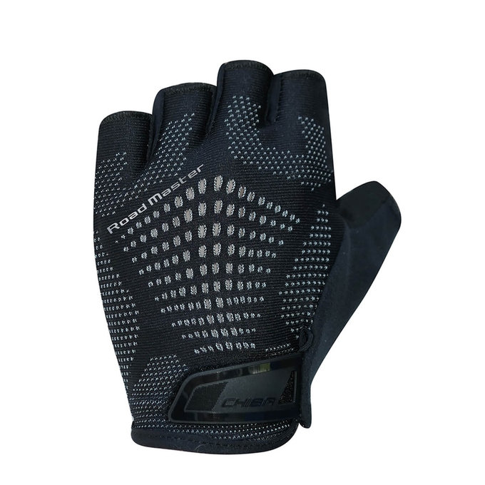 Rękawiczki rowerowe Road Master dla dorosłych, czarne