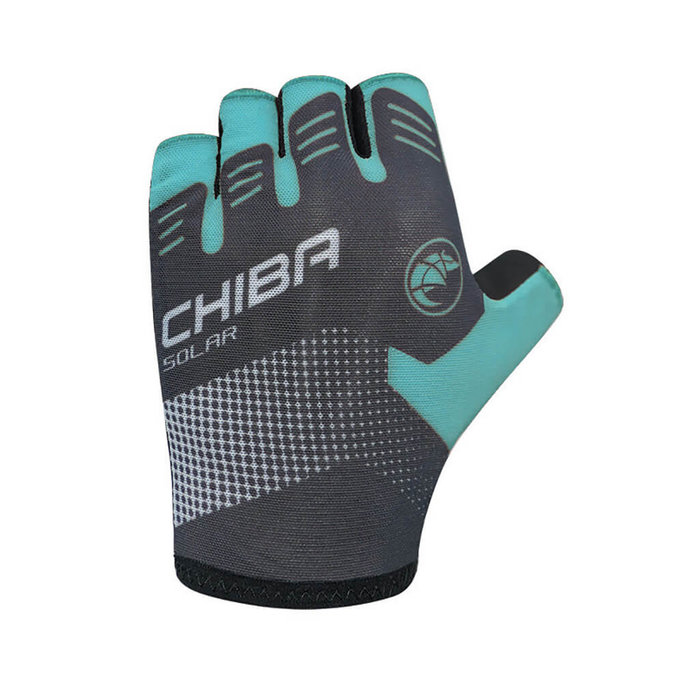 Rękawiczki rowerowe Solar dla dorosłych turkusowe